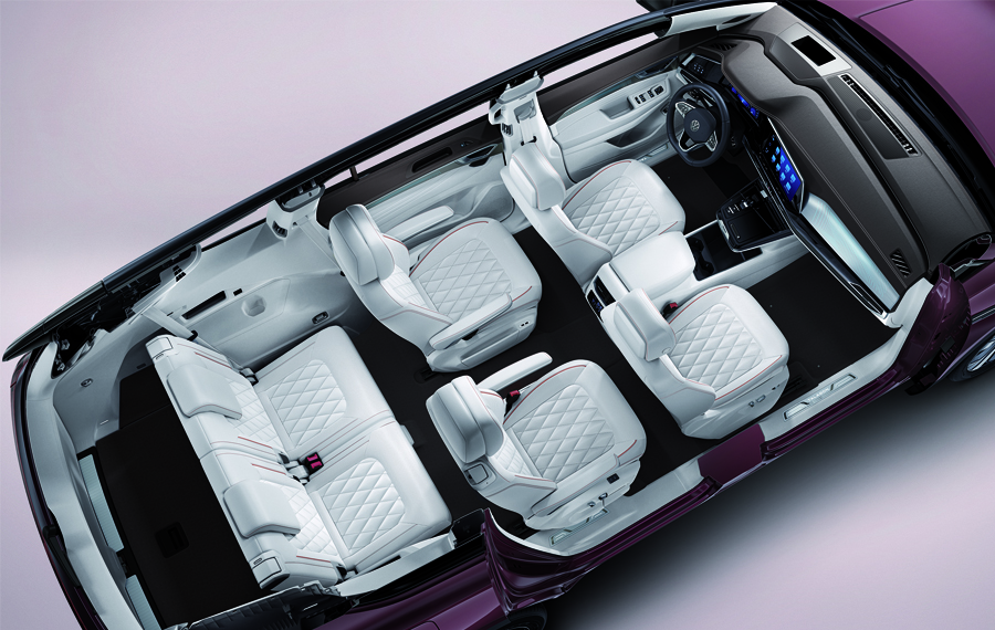 Volkswagen Talagon (10) Espaço interno definitivamente não é problema ao Talagon
