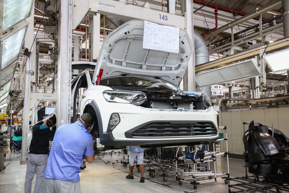 producao-vw-5 Volkswagen Nivus na linha de produção