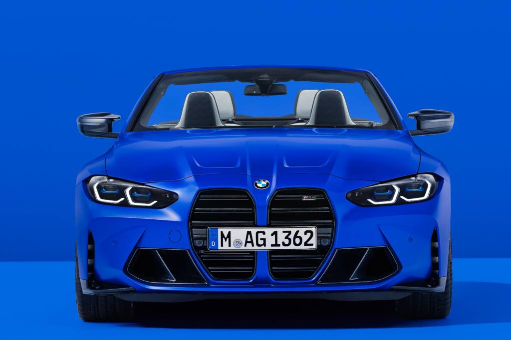 BMW M4 Competition 2022 BMW M4 Competition 2022 azul visto de frente