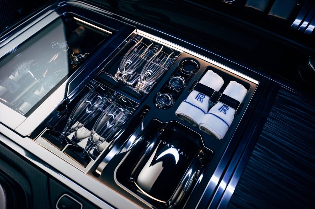 Rolls-Royce Boat Tail conversível Suíte de Hospedagem do Rolls-Royce Boat Tail conversível