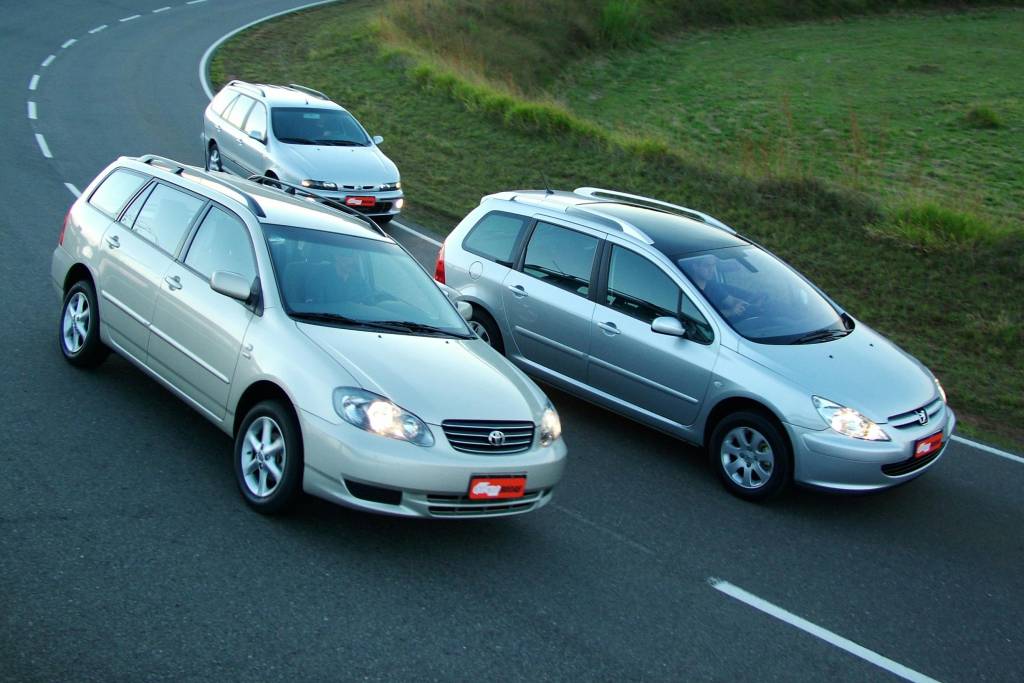 Teste comparativo peruas Marea Weekend toyota fielder peugeot 307 sw (6) Teste comparativo peruas Marea Weekend toyota fielder peugeot 307 sw
