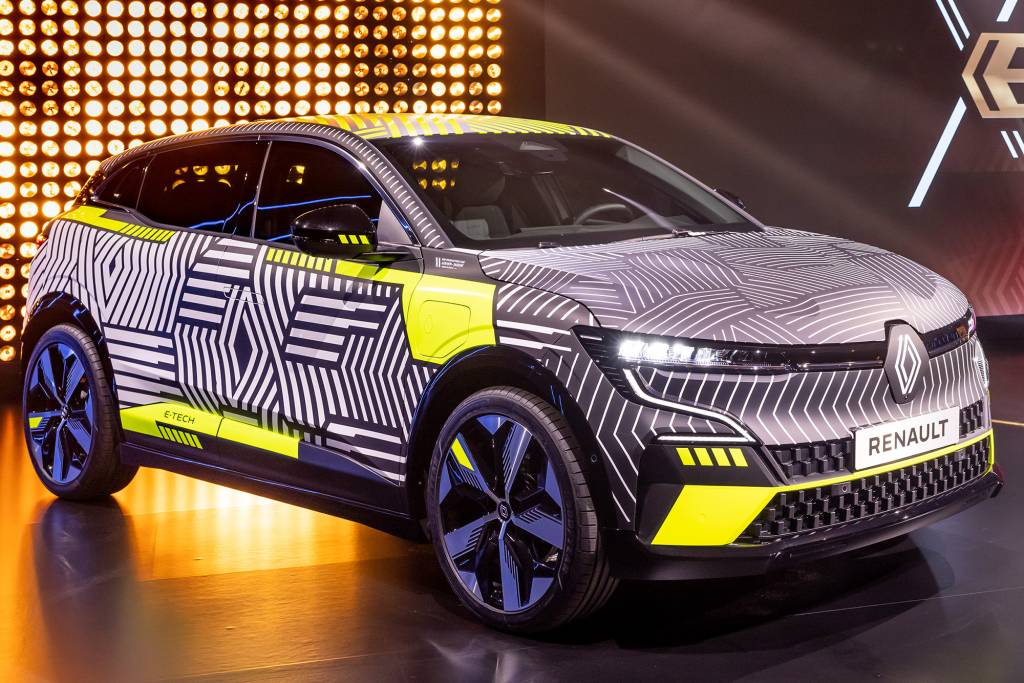 RENAULT MEGANE E-TECH ELECTRIC (BCB) Novo Mégane é um dos pioneiros da nova fase elétrica da Renault, que chegará depois ao Brasil