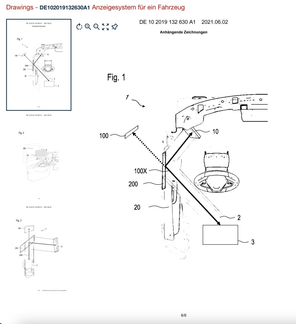 BMW-Virtual-Mirror-Patent-1 Desenho do sistema da nova patente de retrovisor da bmw