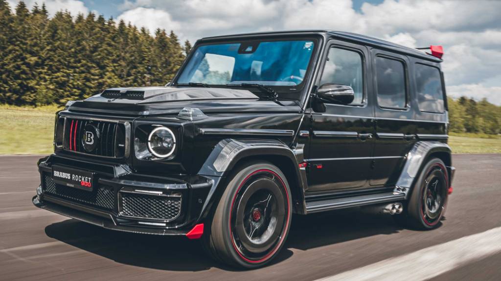 BRABUS AMG G 63 BRABUS AMG G 63 preto visto 3/4 de frente