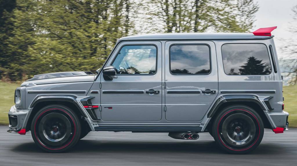 BRABUS AMG G 63 BRABUS AMG G 63 cinza visto de lado