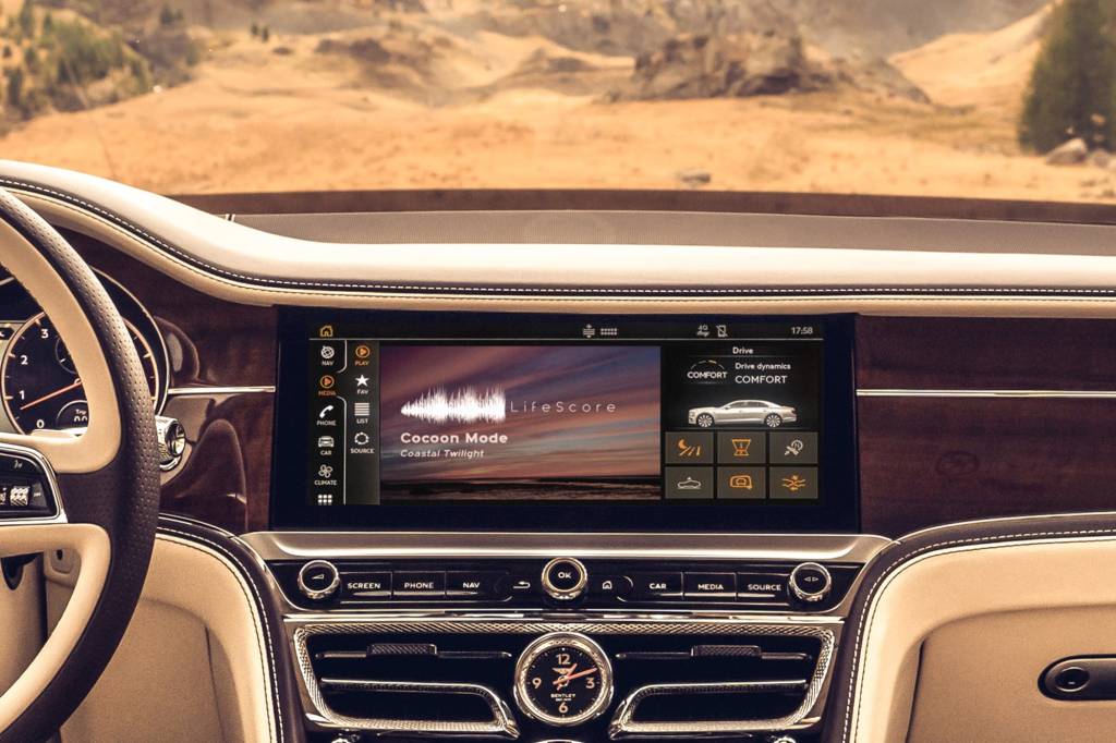 Novo sistema de som da Bentley cria músicas inéditas durante a viagem