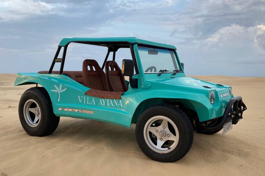 Buggy Verde Fyber 2021 Buggy Verde Fyber 2021 visto 3/4 de frente