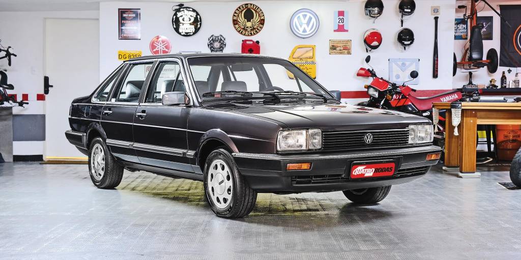 VW Santana Evidence é versão rara, bem equipada e com rodas do Gol GTI