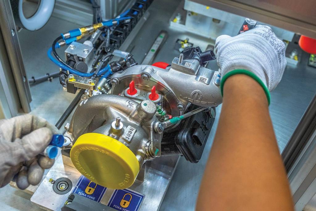 Fôlego extra: acompanhamos o processo de fabricação de um turbocompressor