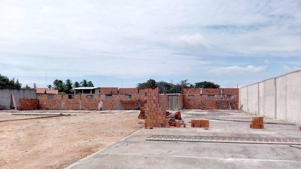 Fábrica provisória da Fyber Fábrica provisória da Fyber