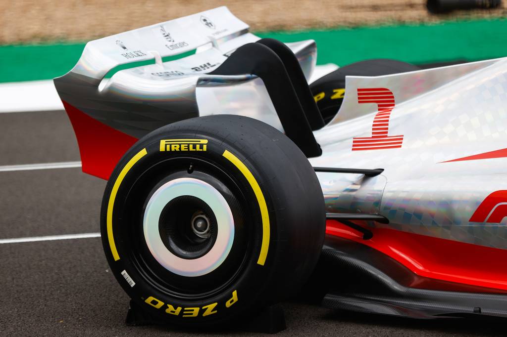 Pneu do conceito de carro da F1 2022 Pneu do carro-conceito da F1 para 2022