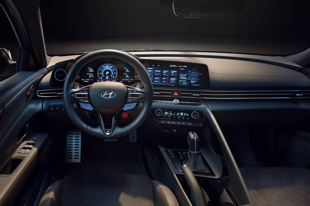 HYUNDAI ELANTRA N 2022 Interior do Hyundai Elantra N 2022