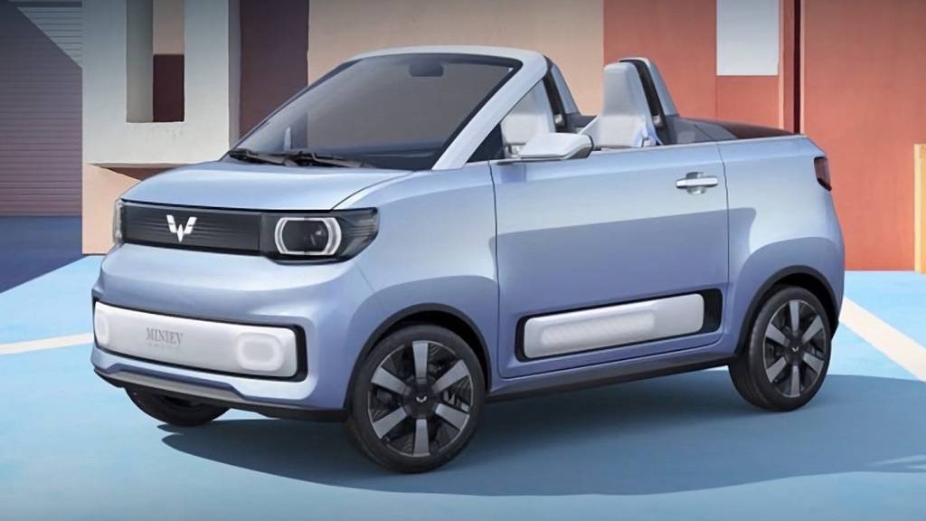 Hongguang Mini EV Cabrio Concept 1 Carro elétrico mais vendido da China dá lucro de apenas R$ 74 para a GM