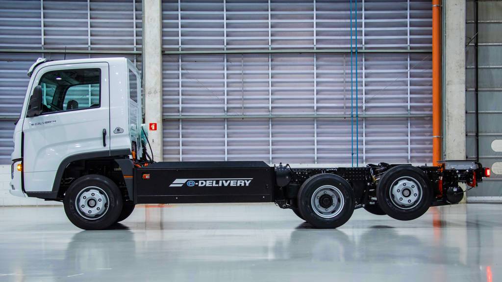 Volkswagen e-Delivery (4) Suspensão pneumática e leitura de carga por eixo são itens de série em ambos os modelos