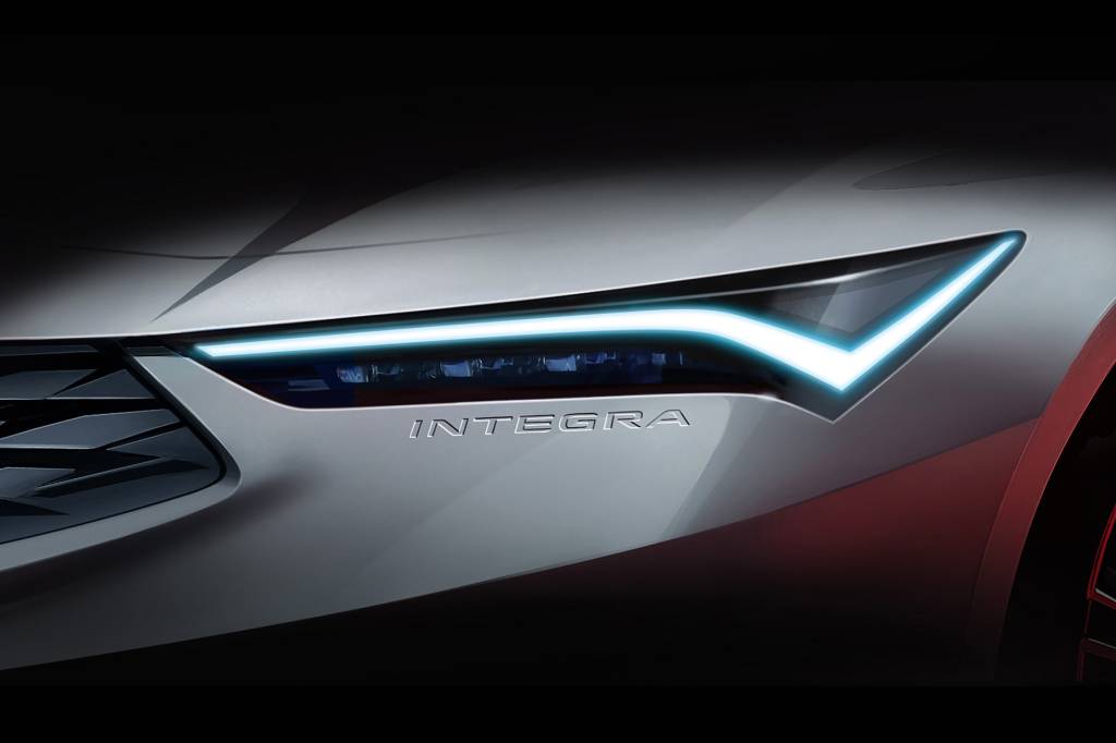 Teaser Acura Teaser do Acura Integra
