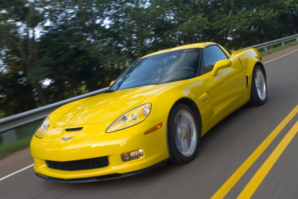 corvette 6 Corvette Z06 visto de frente