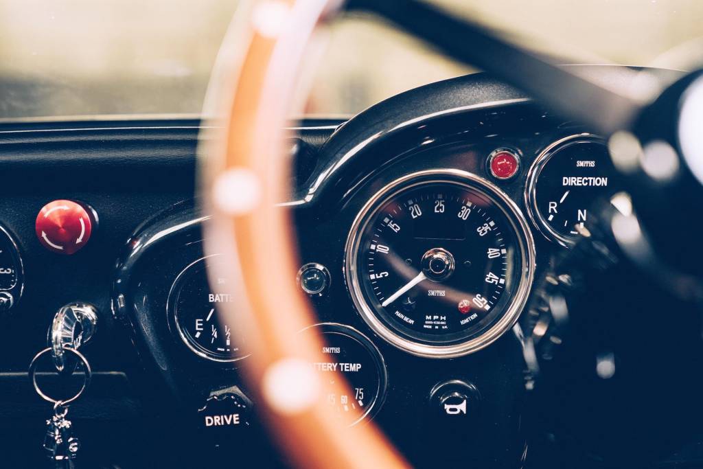 ASTON MARTIN DB5 JUNIOR 1 Painel de instrumentos do Aston Martin DB5 Junior