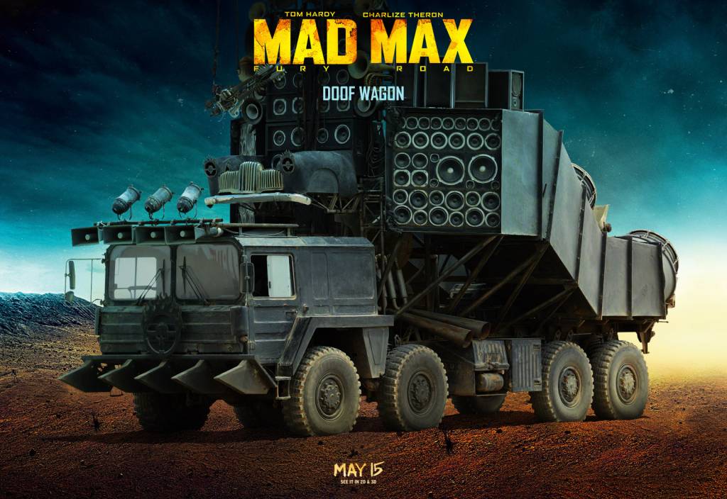 Doof Wagon Uma das estrelas do filme, Doof Wagon é construído sobre lança-mísseis de fabricação alemã