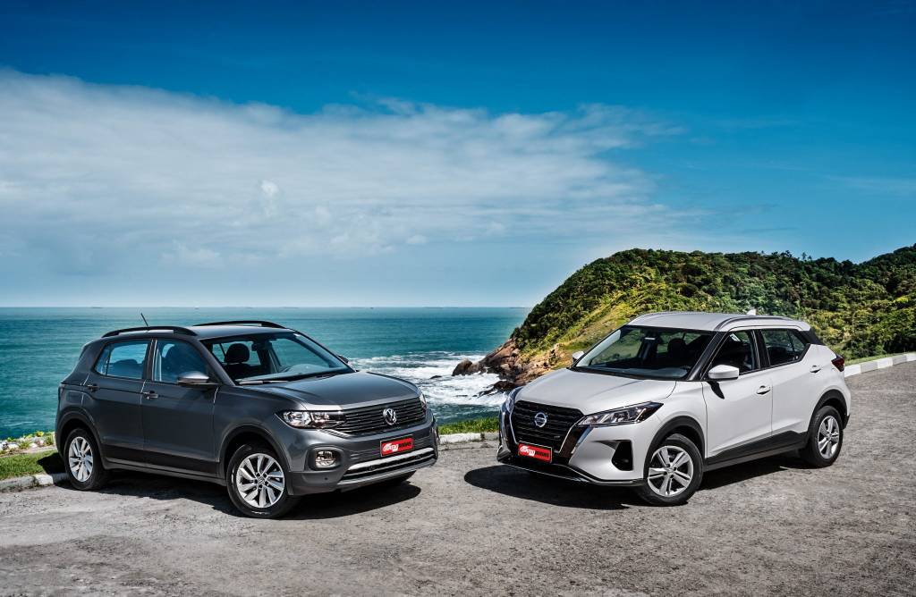 Comparativo: Kicks e T-Cross manuais são a exceção à regra dos SUVs