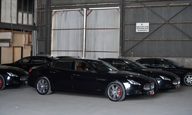 3500 Frota de Maseratis comprada pelo governo de Papua Nova Guiné
