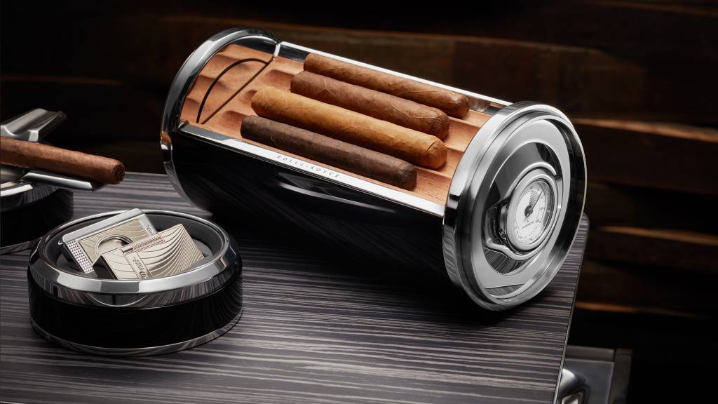 Charutos rolls royce Gaveta de Charutos Rolls-Royce