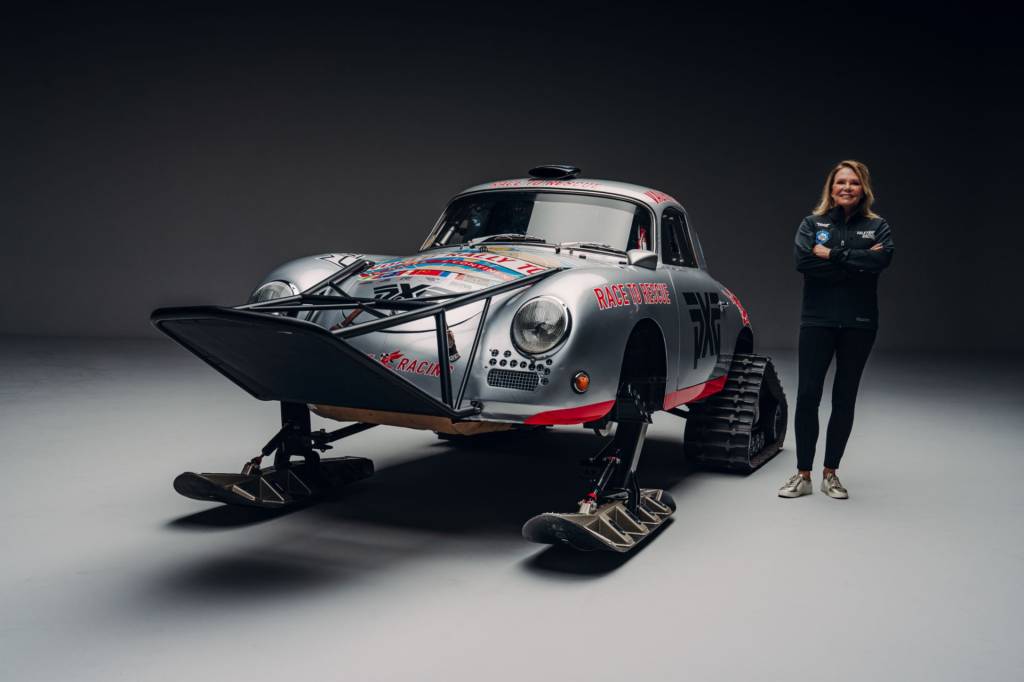 DSC04787 Porsche 356 modificado para neve e pilota Renné Brinkerhoff
