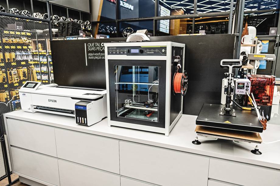 Impressora 3D estão entre os itens inusitados da loja Impressora 3D estão entre os itens inusitados da loja