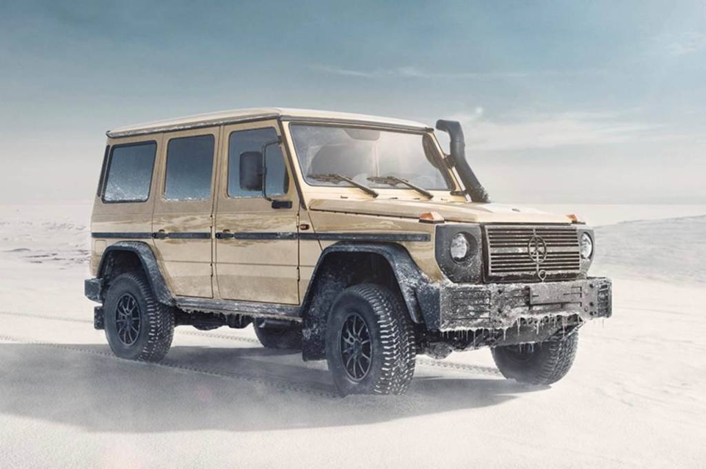 Mercedes Benz Classe G W464 Militar (2) Classe G W464 deve aguentar temperaturas de -35º C a 50º C