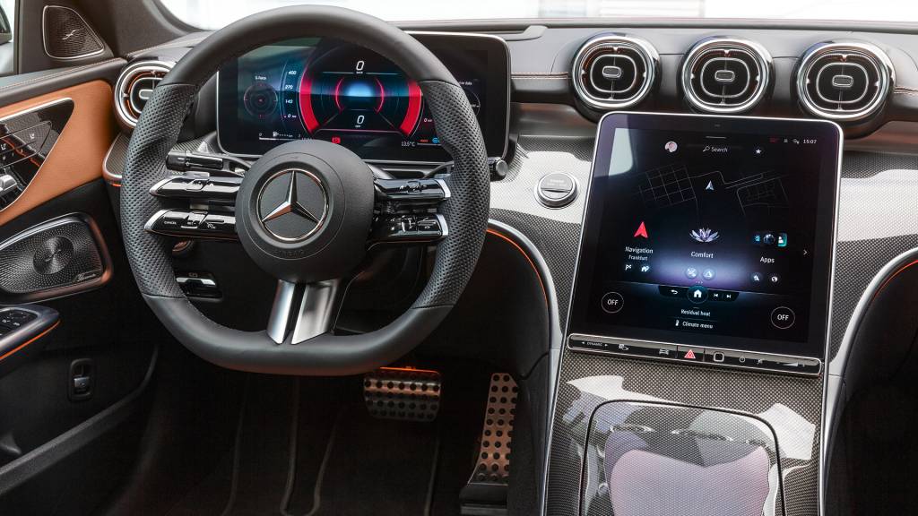 interior classe c Interior novo Mercedes Classe C