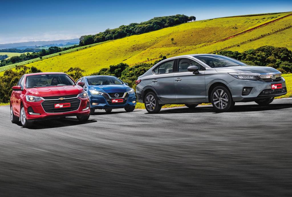 Novo Honda City enfrenta o conterrâneo Nissan Versa e o líder Onix Plus