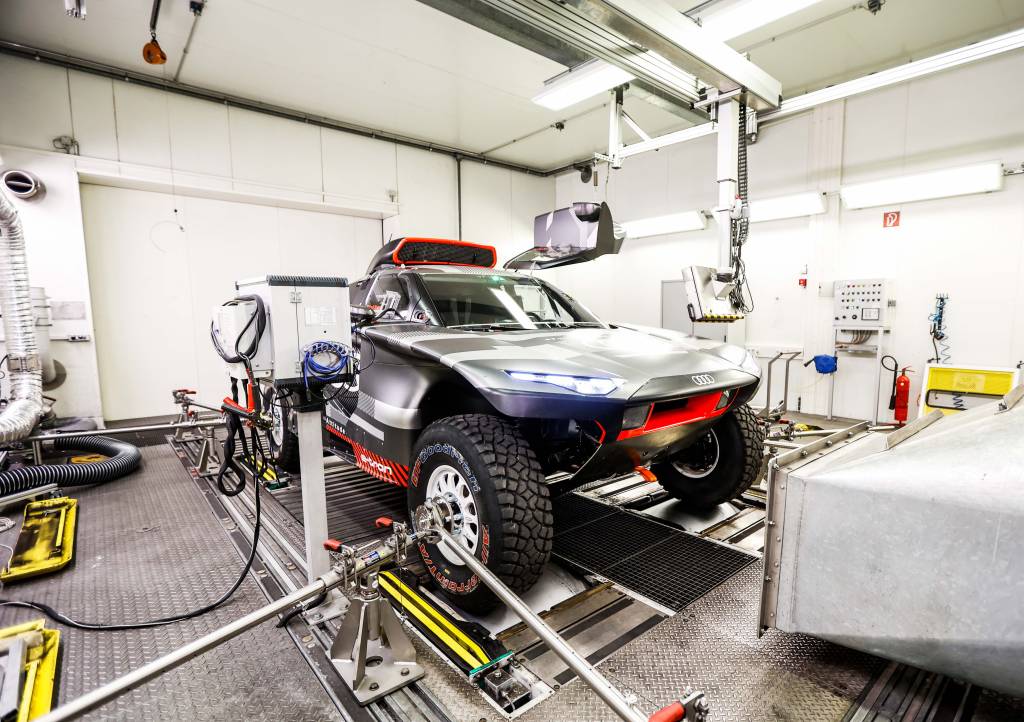 Rallye Dakar Klimakammer Audi RS Q e-tron