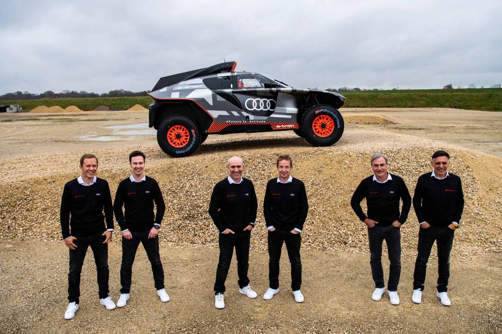 Dakar Rallye Media Day Neuburg Audi RS Q e-tron