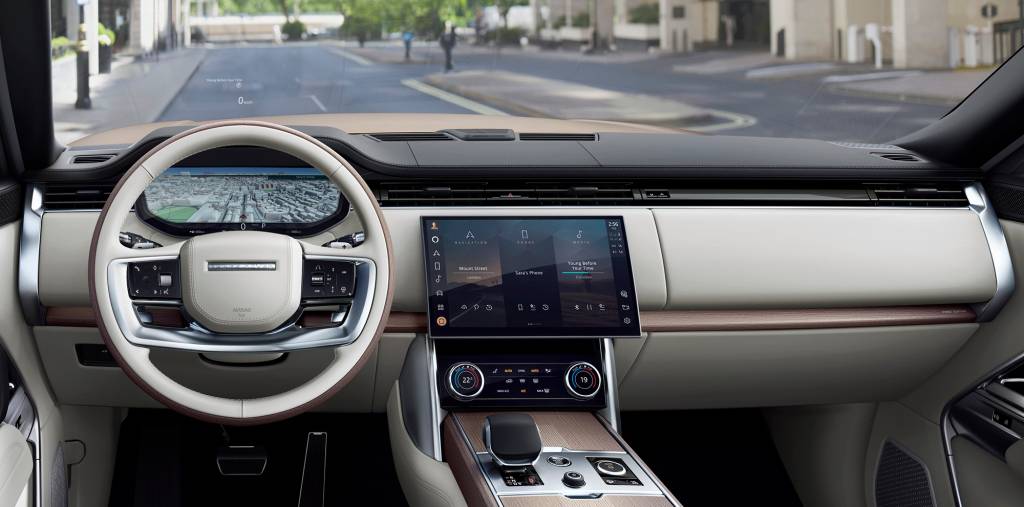 Interior do novo Land Rover Range Rover Interior do novo Land Rover Range Rover