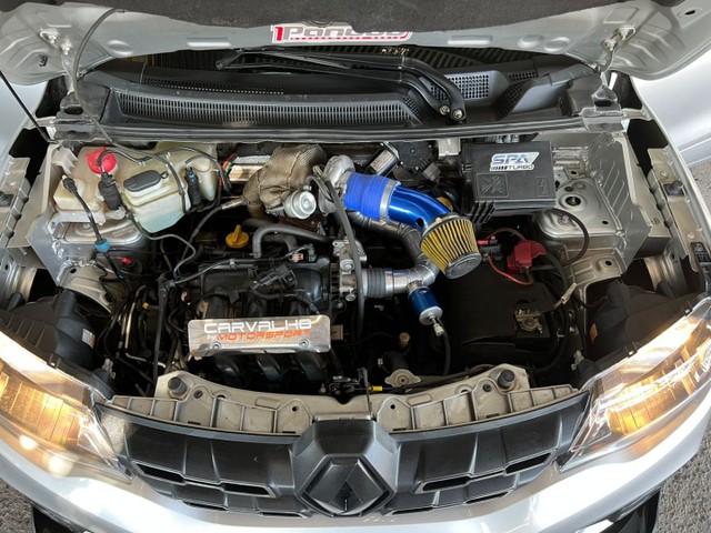 Renault Kwid turbo à venda na OLX (1) Motor 1.0 é original, mas reprogramação e turbo elevaram sua potência de 70 cv para 135 cv