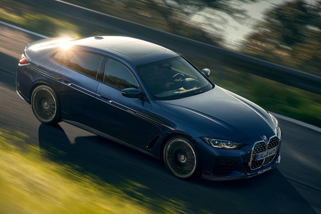 Alpina B4 Gran Coupé (4) Câmbio exclusivo favorece oferta de torque e potência em ampla faixa de rotações