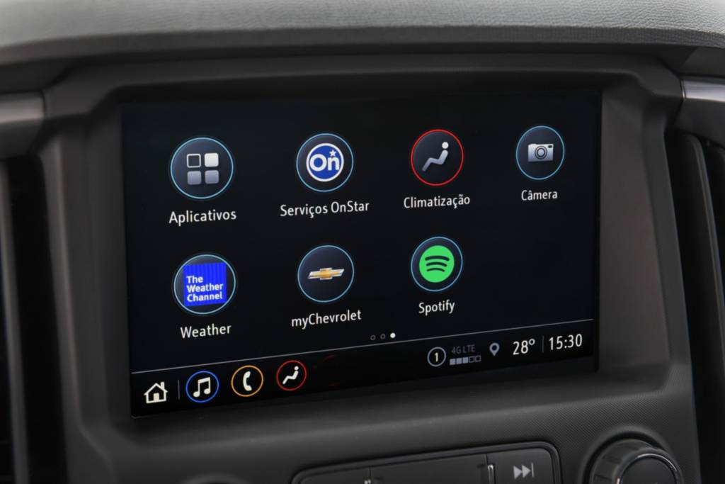 S10-Trailblazer-2023 Spotify e serviços Chevrolet