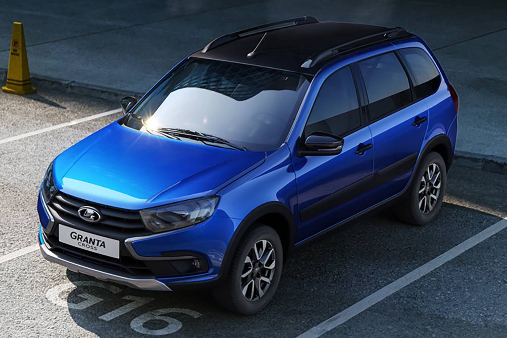 lada_granta_cross_quest_1 Ao todo, 225.128 unidades do Vesta e do Granta (foto) foram vendidas em 2021. Modelos perderão até ABS na fase estatal da Lada