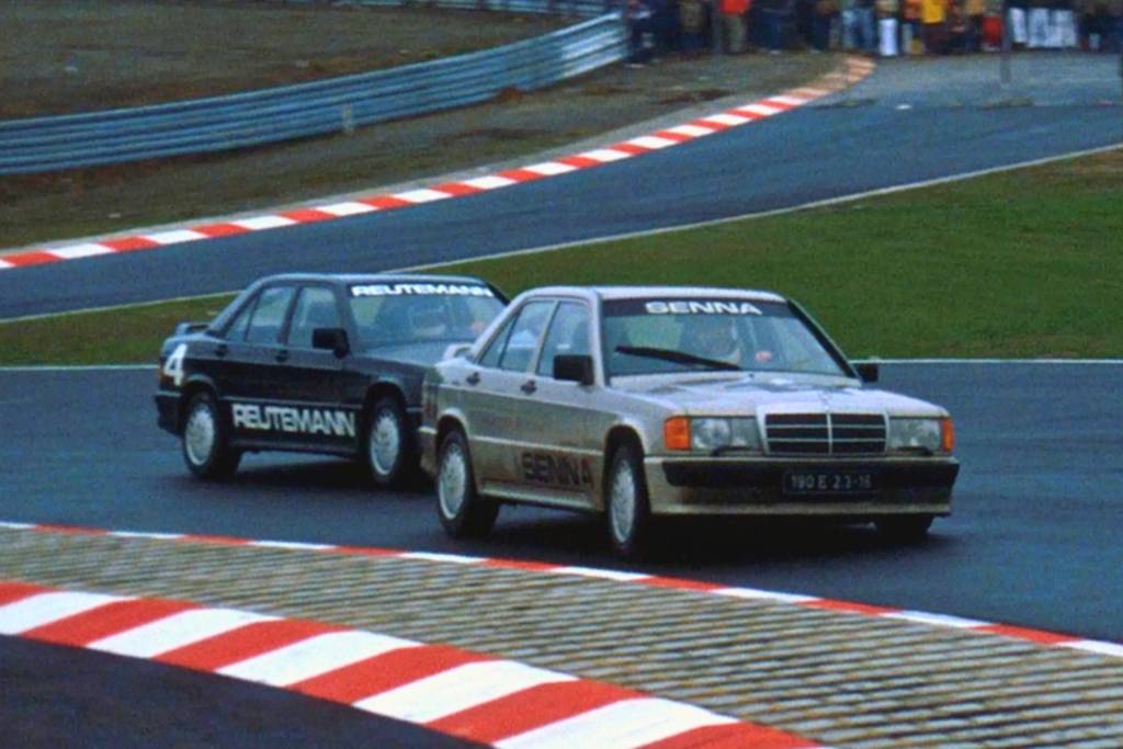 Quando Ayrton Senna venceu lendas da F-1 com um Mercedes em Nürburgring