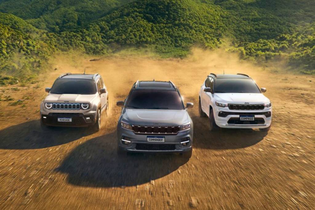 Jeep Renegade e Commander e Fiat Toro serão híbridos, mas a partir de 2026