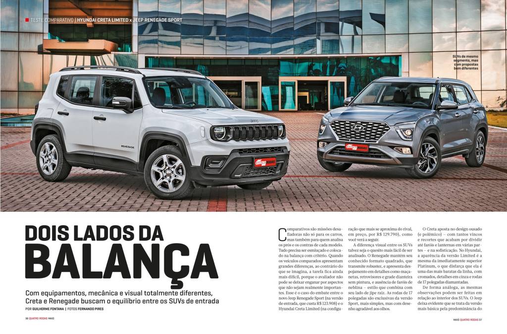 RenegadexCreta Quatro Rodas Ed 757 maio 2022