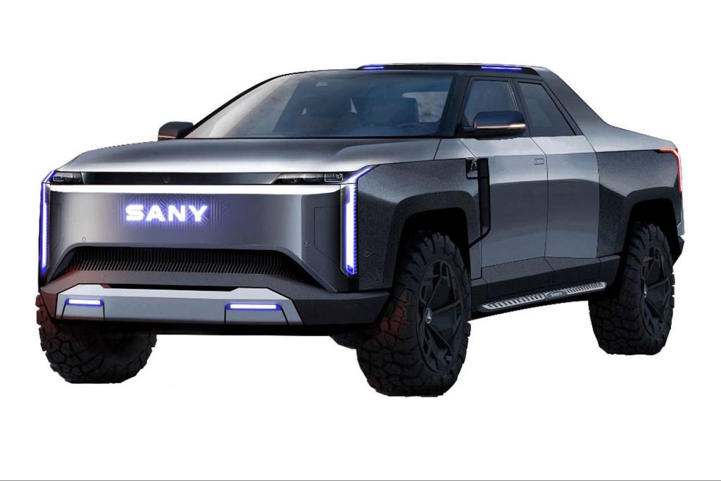 Sany Truck picape sany vazada em maio