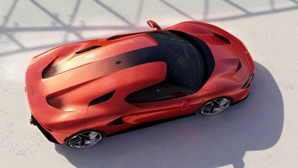 Ferrari SP48 Unica Área envidraçada dá lugar a acabamento em fibra de carbono