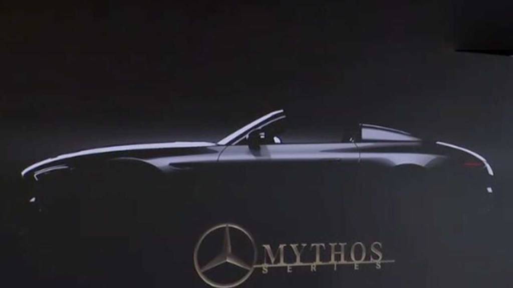 Teaser da Mythos Teaser do SL Speedster da série Mythos