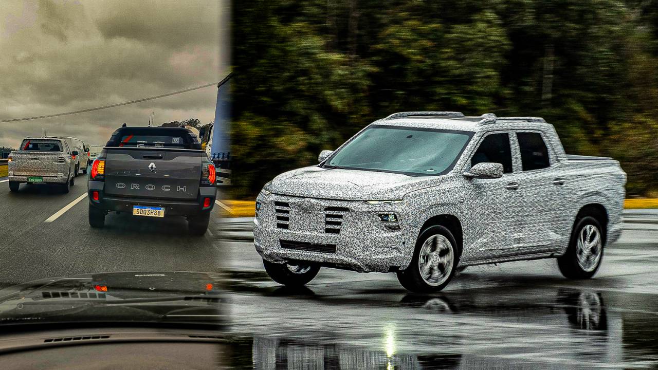 Chevrolet vem usando a Renault Oroch para avaliar o desenvolvimento da Montana
