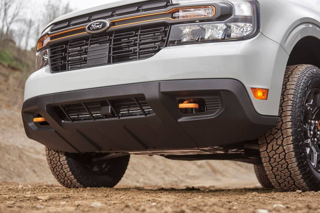 2023 Ford Maverick Tremor Novo desenho da seção frontal ampliou ângulo de ataque
