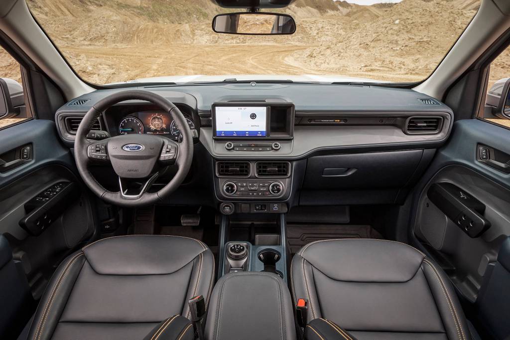2023 Ford Maverick Tremor Interior ganhou detalhes em laranja