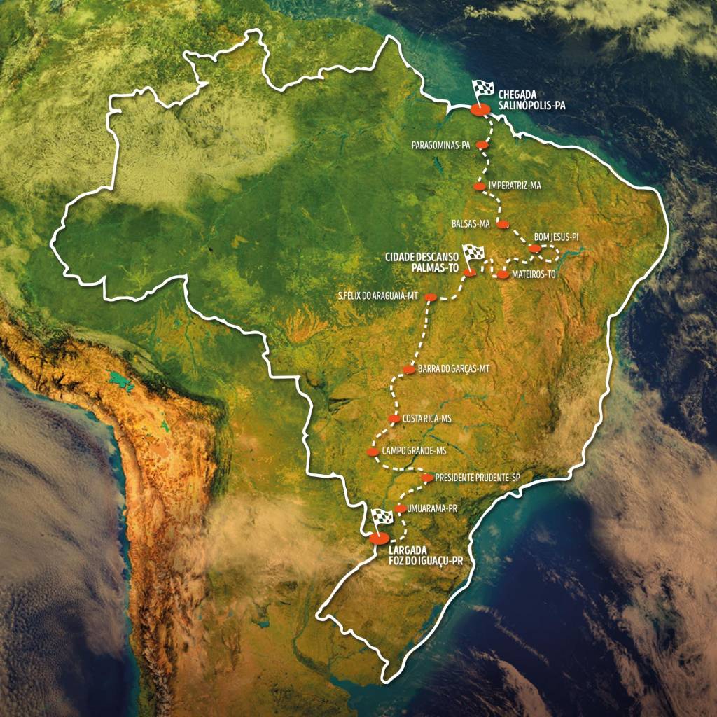Mapa Sertões 2022 Mapa Sertões 2022