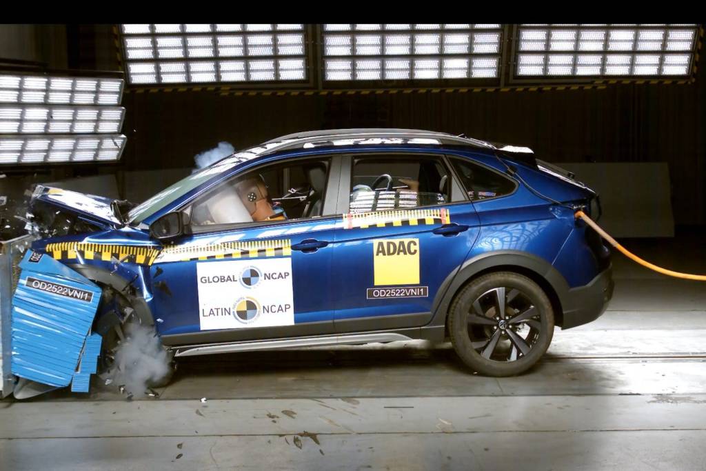 Volkswagen Nivus recebe nota máxima em testes do Latin NCap