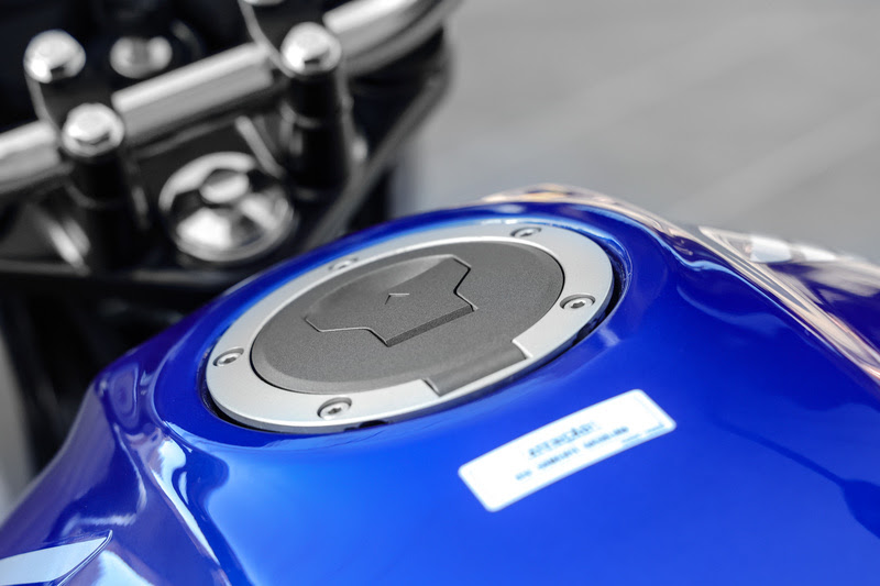 Honda CG 160 Start Tanque é o único elemento colorido