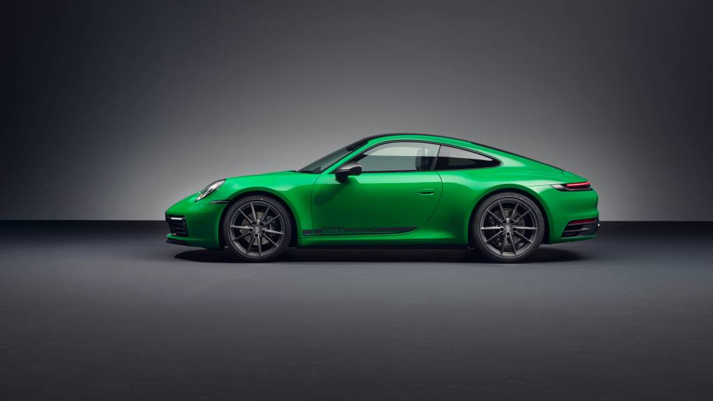 010_911_Gruen_Profil Porsche 911 Carrera T lateral